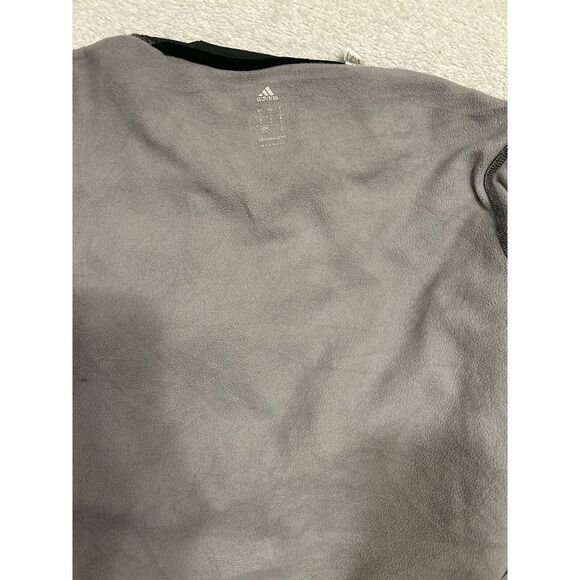 Adidas Hoodie Logo‎ Pull Over Sports Sweatshirt,  Gray Womens Small - Picture 12 of 12